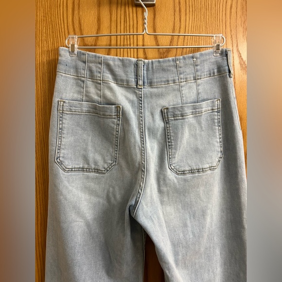 The Colette Crop High-Rise Wide-Leg Jeans by Maeve - Picture 8 of 13